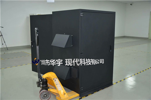 我司21號(hào)發(fā)貨浙江，為浙江某公司提供定制款恒溫恒濕戶外投影儀安裝柜(圖1)